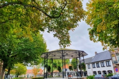 Der Marktplatz in Groede.