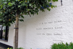 Kunst an den Fassaden.