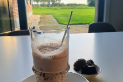 Zur Begrüßung gibt es einen leckeren Kakao - oder Kaffee!